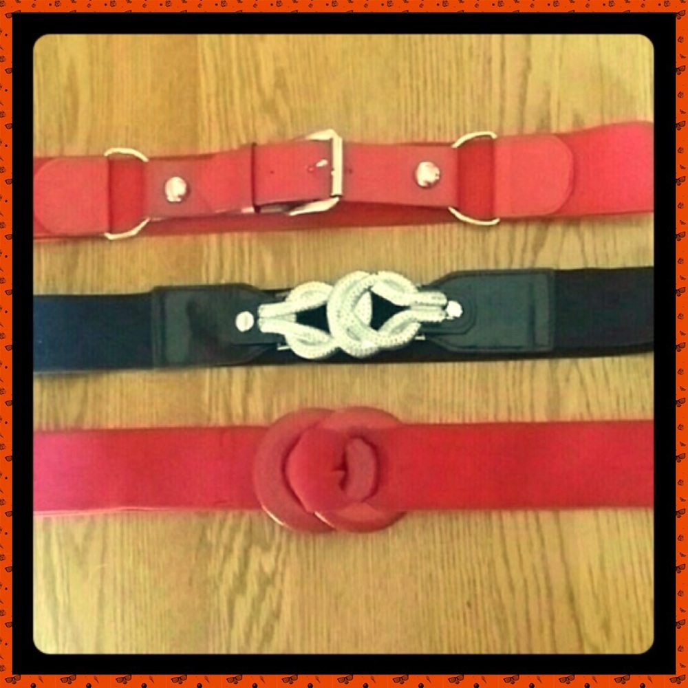 SALE Bundle Women's Stretch Belts sz 32 & up